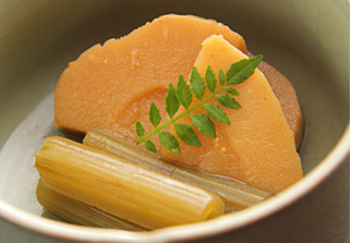 Bamboo shoots, butterbur